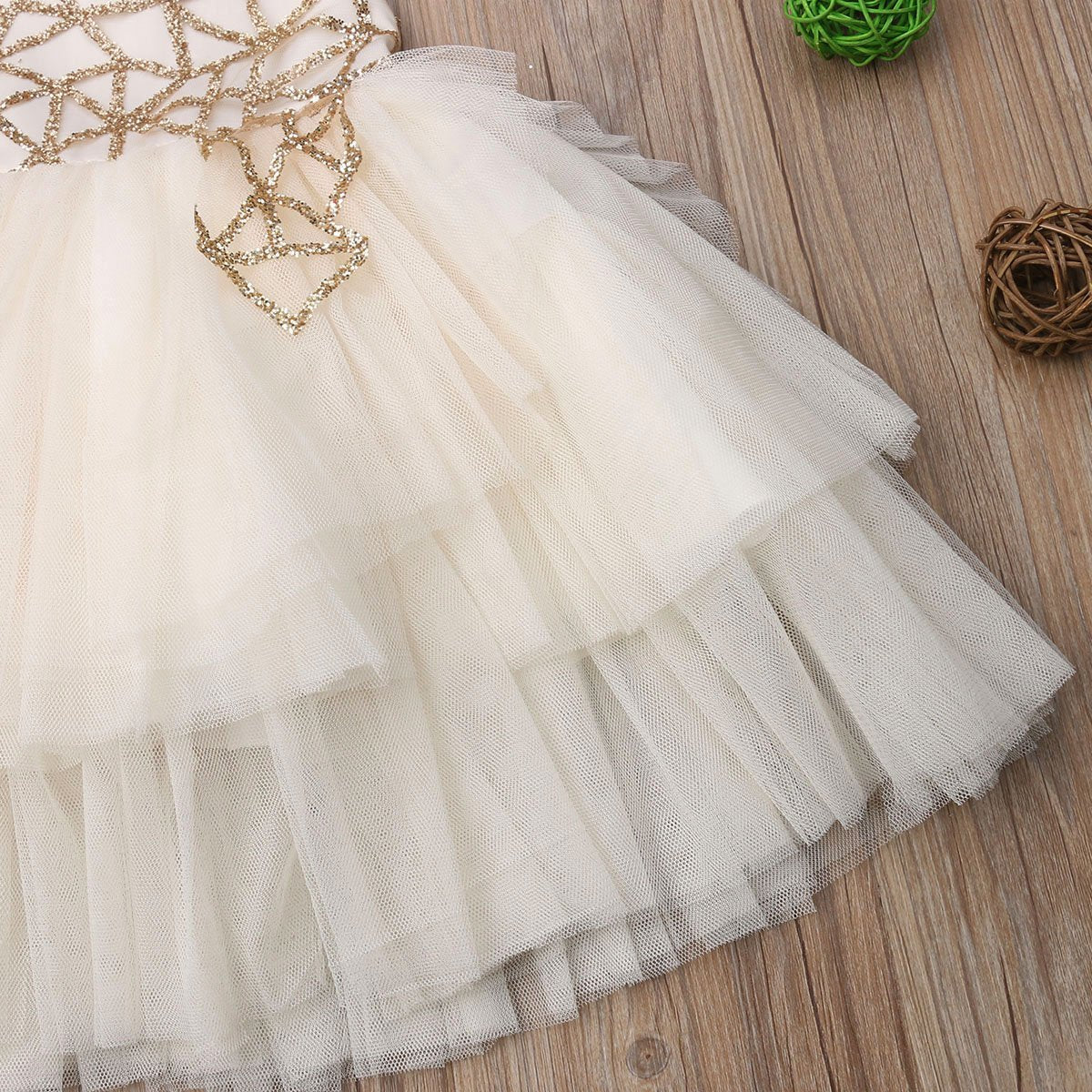 Robe de princesse Tutu de fête élégante pour toute-petite fille