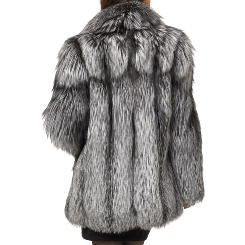 Vintage Faux Fur Coat - Winter Luxury