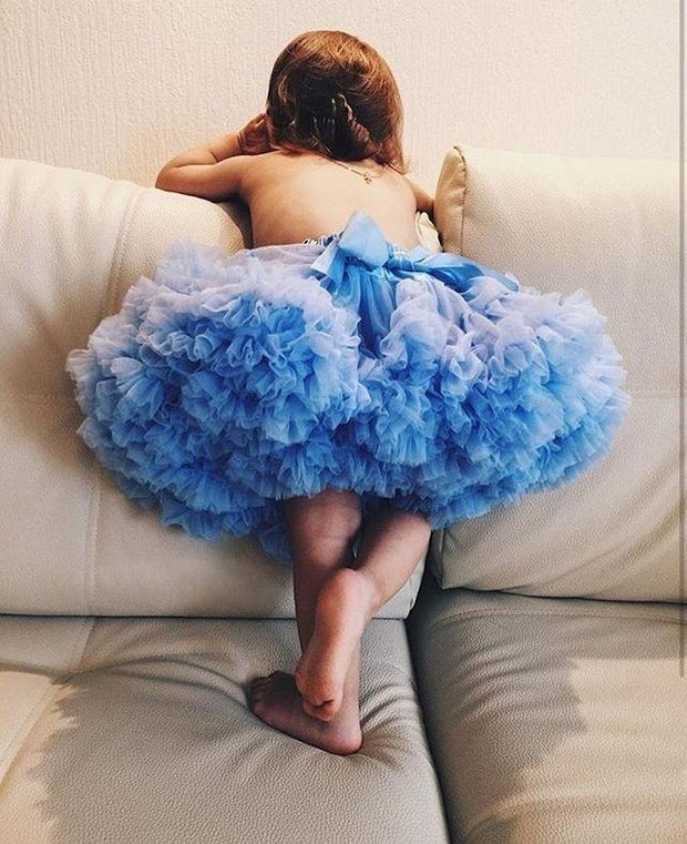 Girls Tutu Party Ballet Fluffy Layer Lace Skirts 7 Color