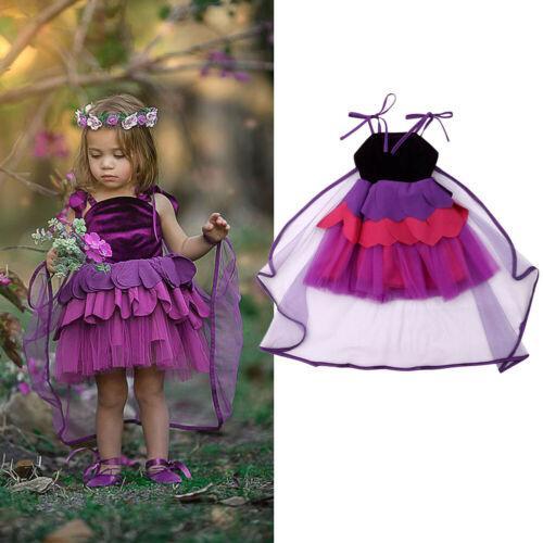 Girls Flower Pageant Bridesmaid Petals Dressses - MomyMall