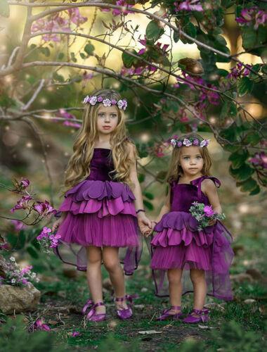 Girls Flower Pageant Bridesmaid Petals Dressses - MomyMall