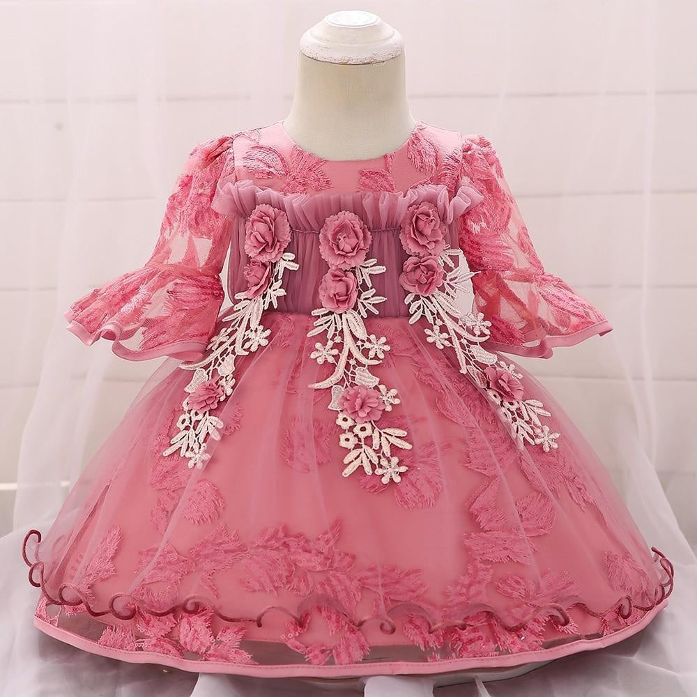 Baby Girl Party Lace Party Princess Baptism Dresses