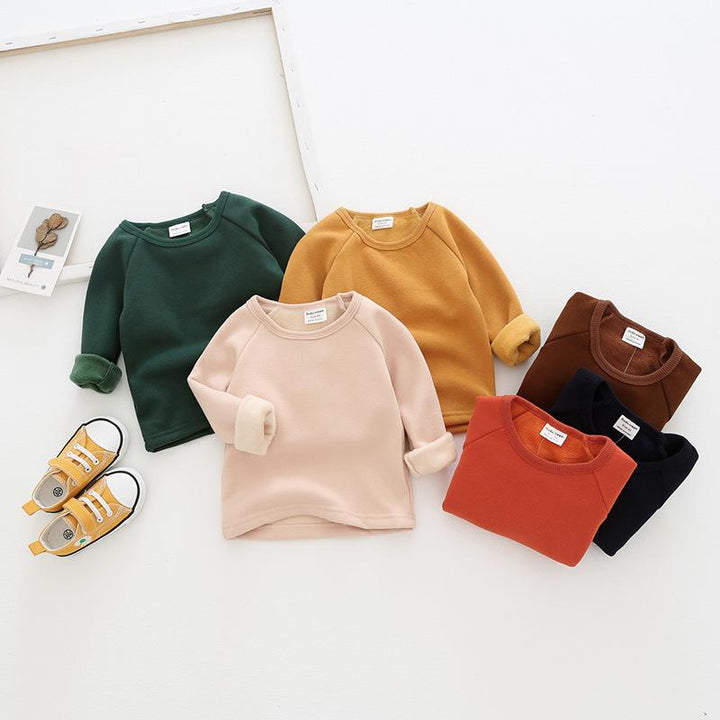 Basic Solid Colored Plush Top - MomyMall