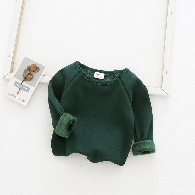 Basic Solid Colored Plush Top - MomyMall 18-24 Months / Green