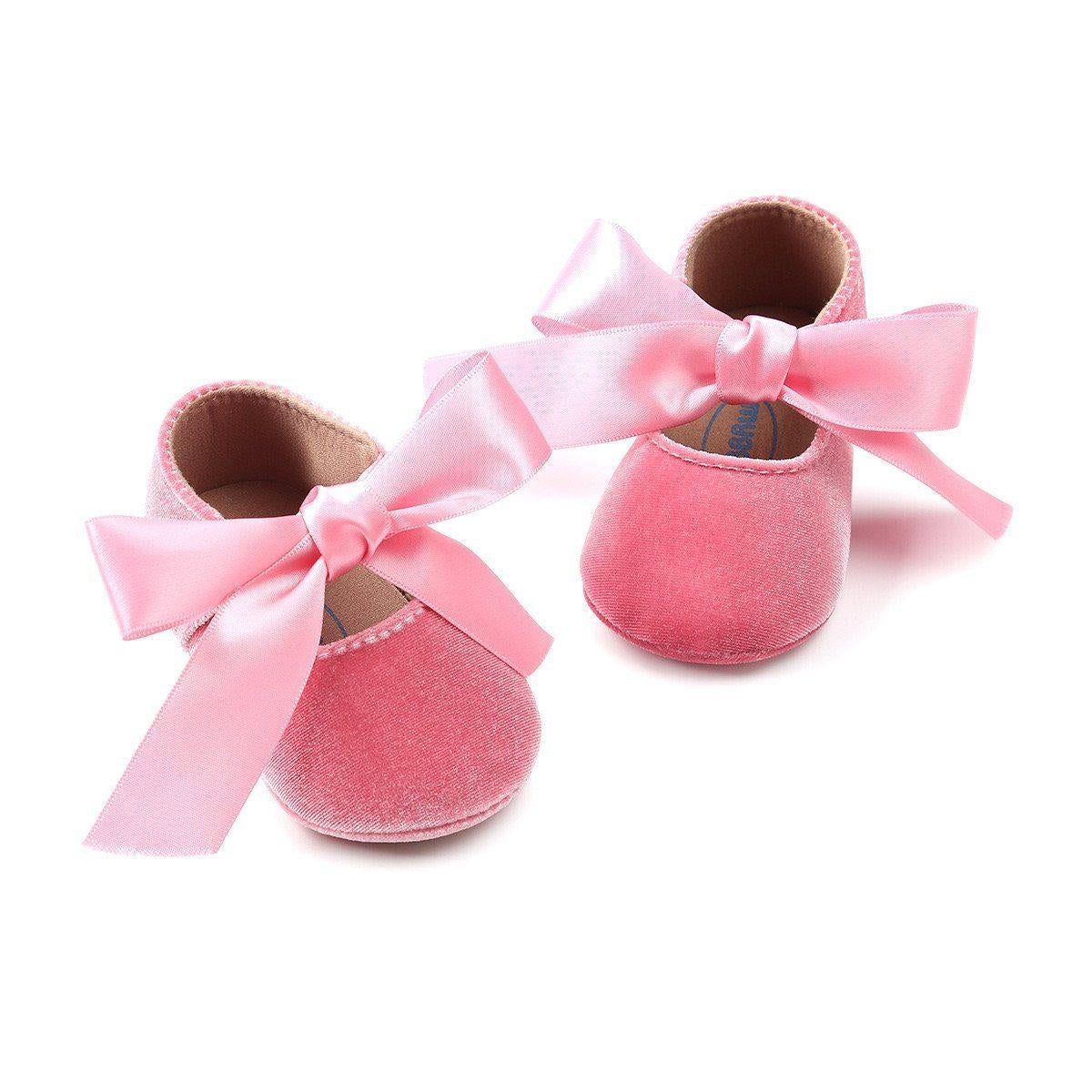 Regina Butterfly Bow First Walker Shoes