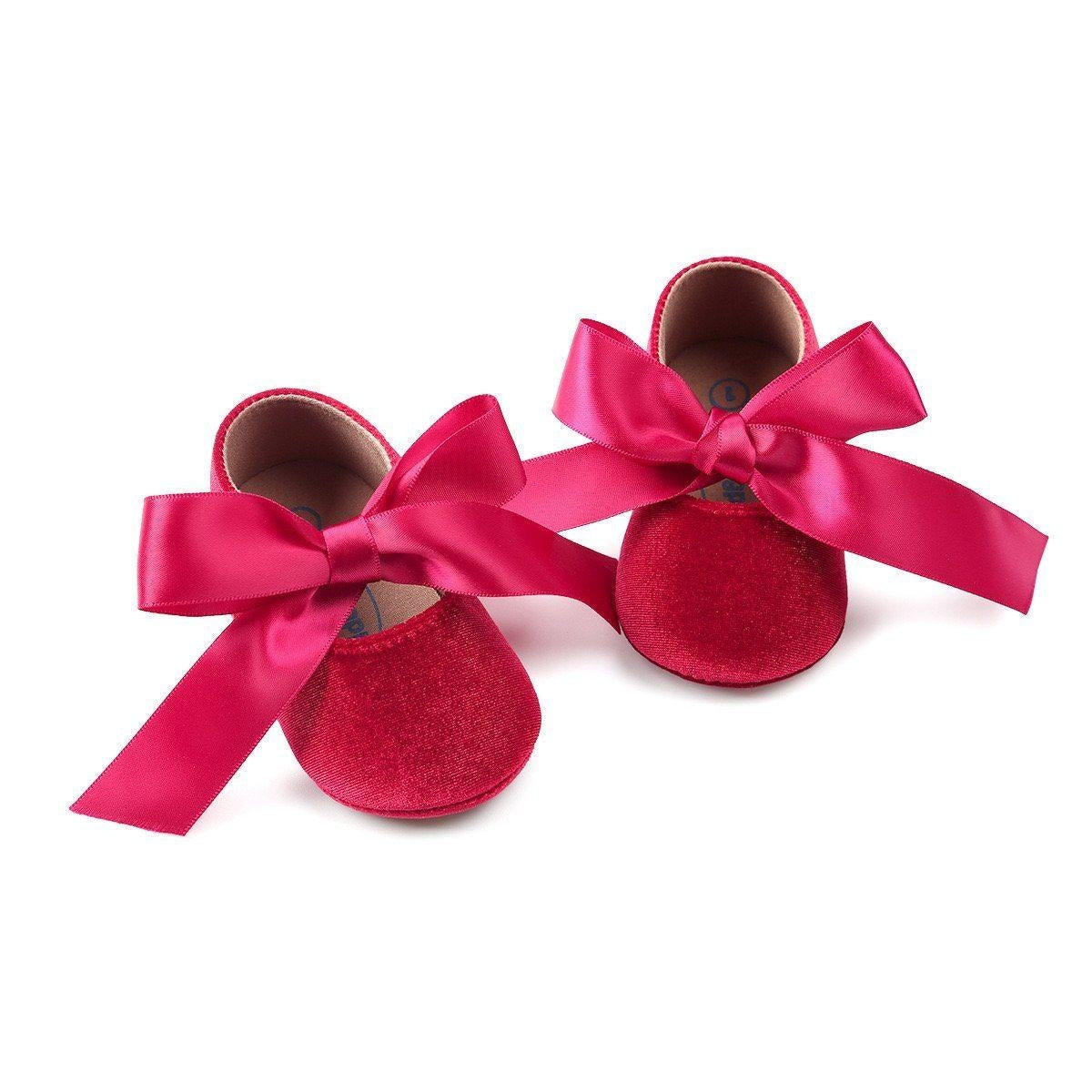 Regina Butterfly Bow First Walker Shoes