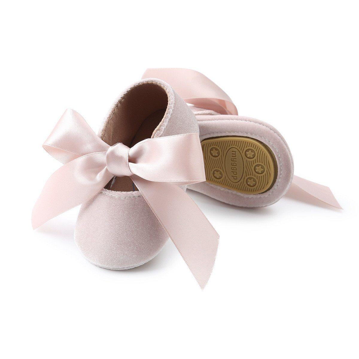 Regina Butterfly Bow First Walker Shoes