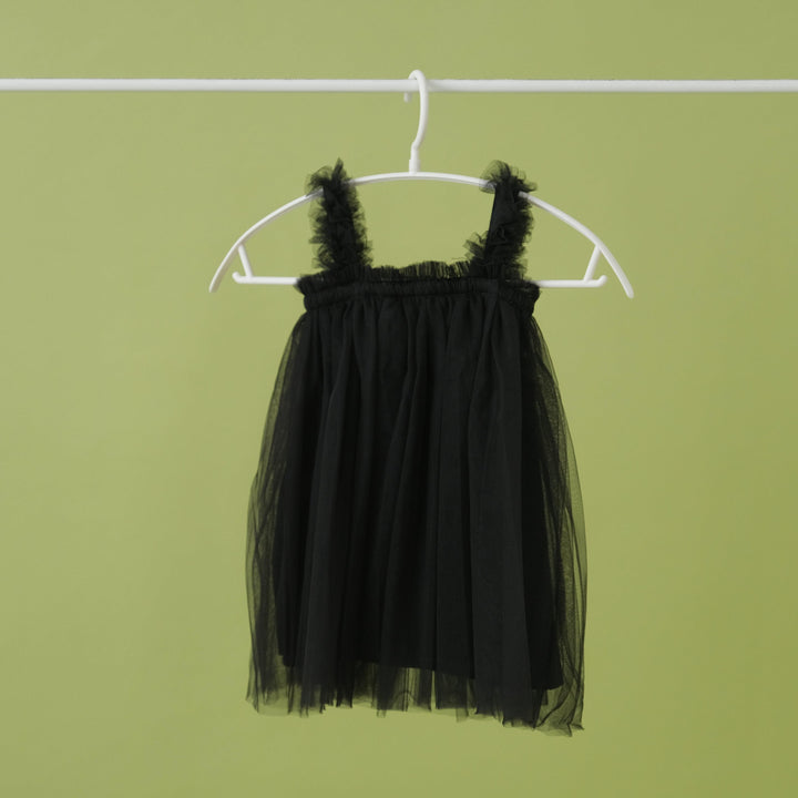 Rica Sleeveless Tulle Dress - MomyMall 18-24 Months / Black