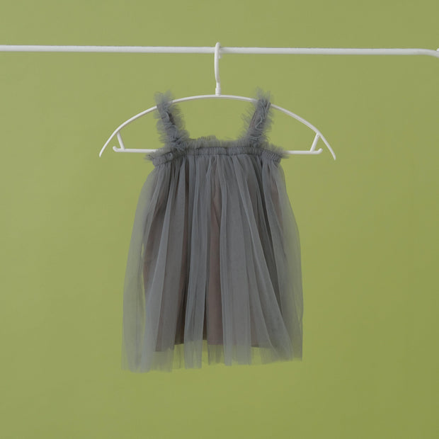 Rica Sleeveless Tulle Dress - MomyMall 18-24 Months / Gray