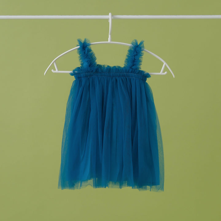 Rica Sleeveless Tulle Dress - MomyMall 18-24 Months / Sky Blue