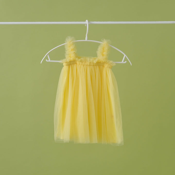 Rica Sleeveless Tulle Dress - MomyMall 18-24 Months / Yellow