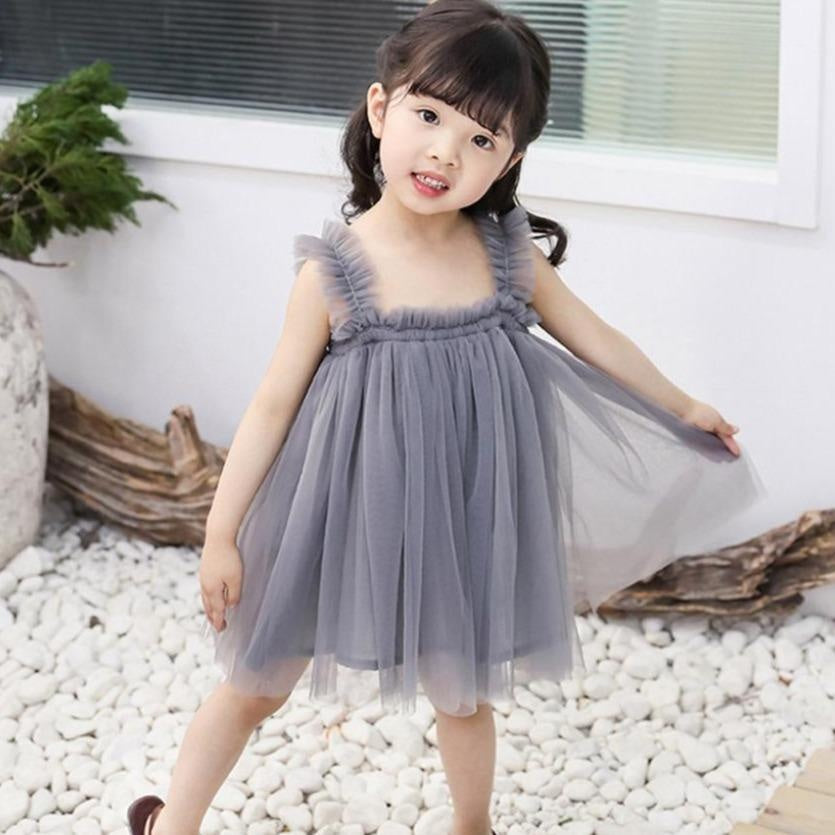 Rica Sleeveless Tulle Dress - MomyMall