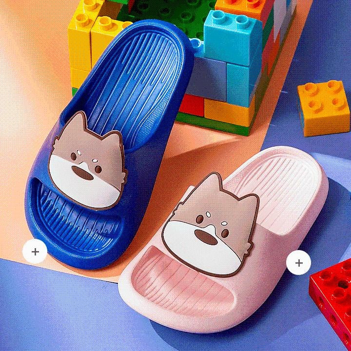 Summer Puppy Kids Slippers