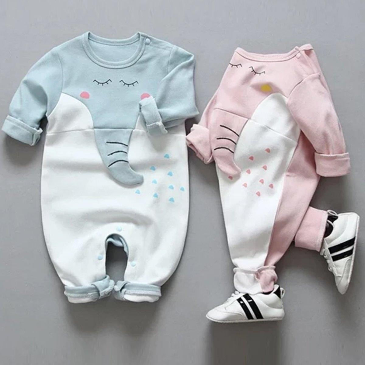 Baby Lovely Elephant Print Comfy Jumpsuit - MomyMall