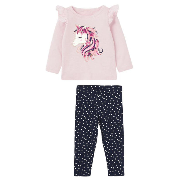 Sleeping Beauty Unicorn Long Sleeve Set