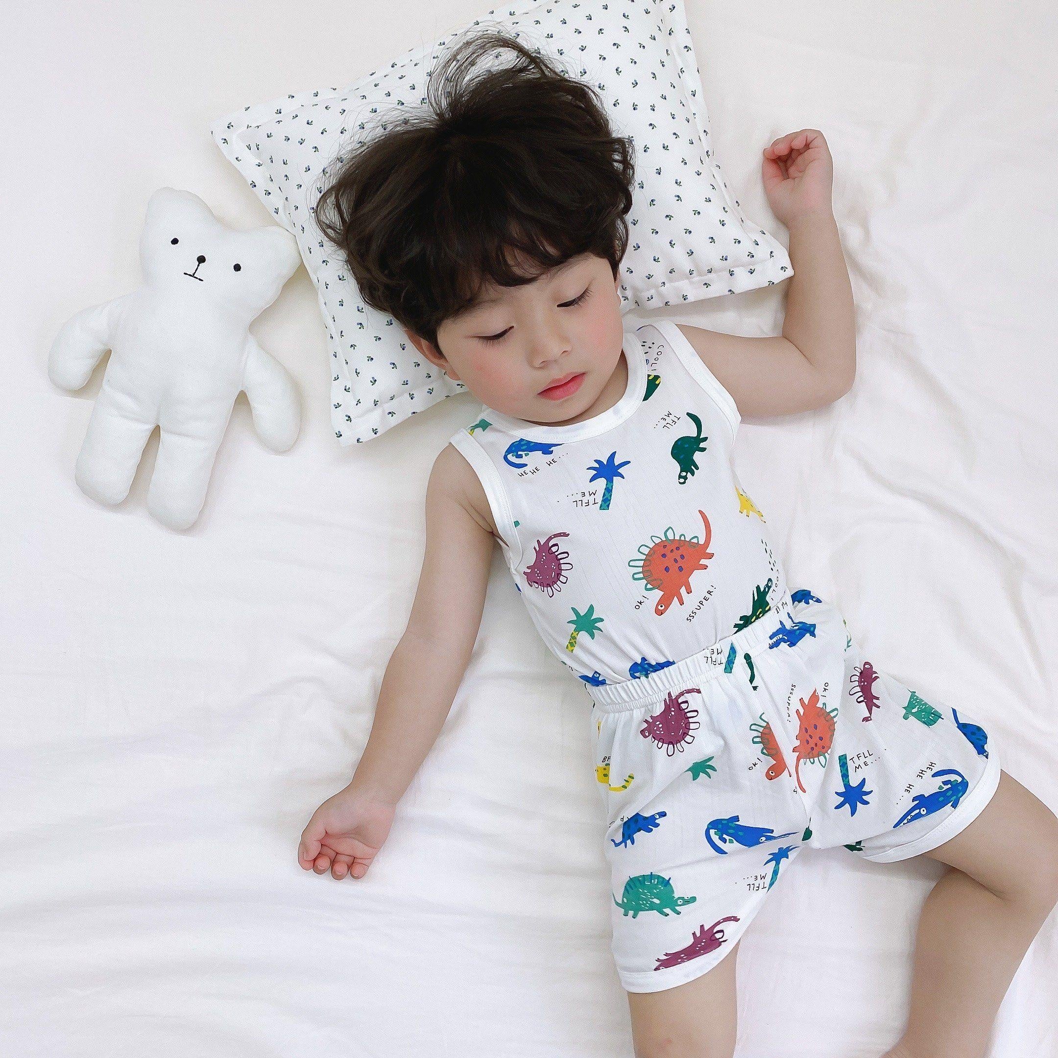 Cartoon Printed Summer Sleeveless Playset