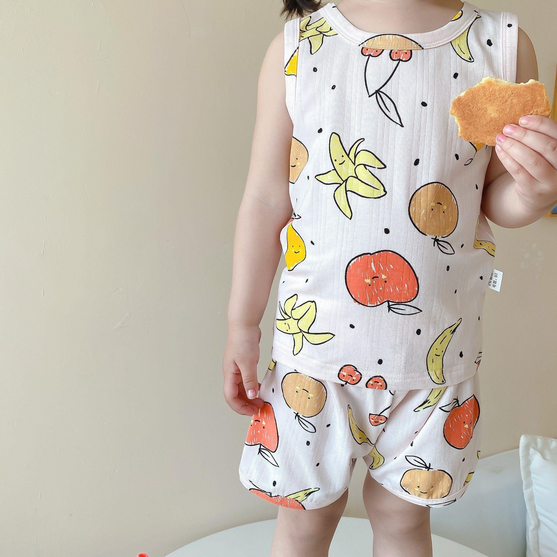 Fruity Fruits Summer Sleeveless Playset - MomyMall 18-24 Months / Fruits Family