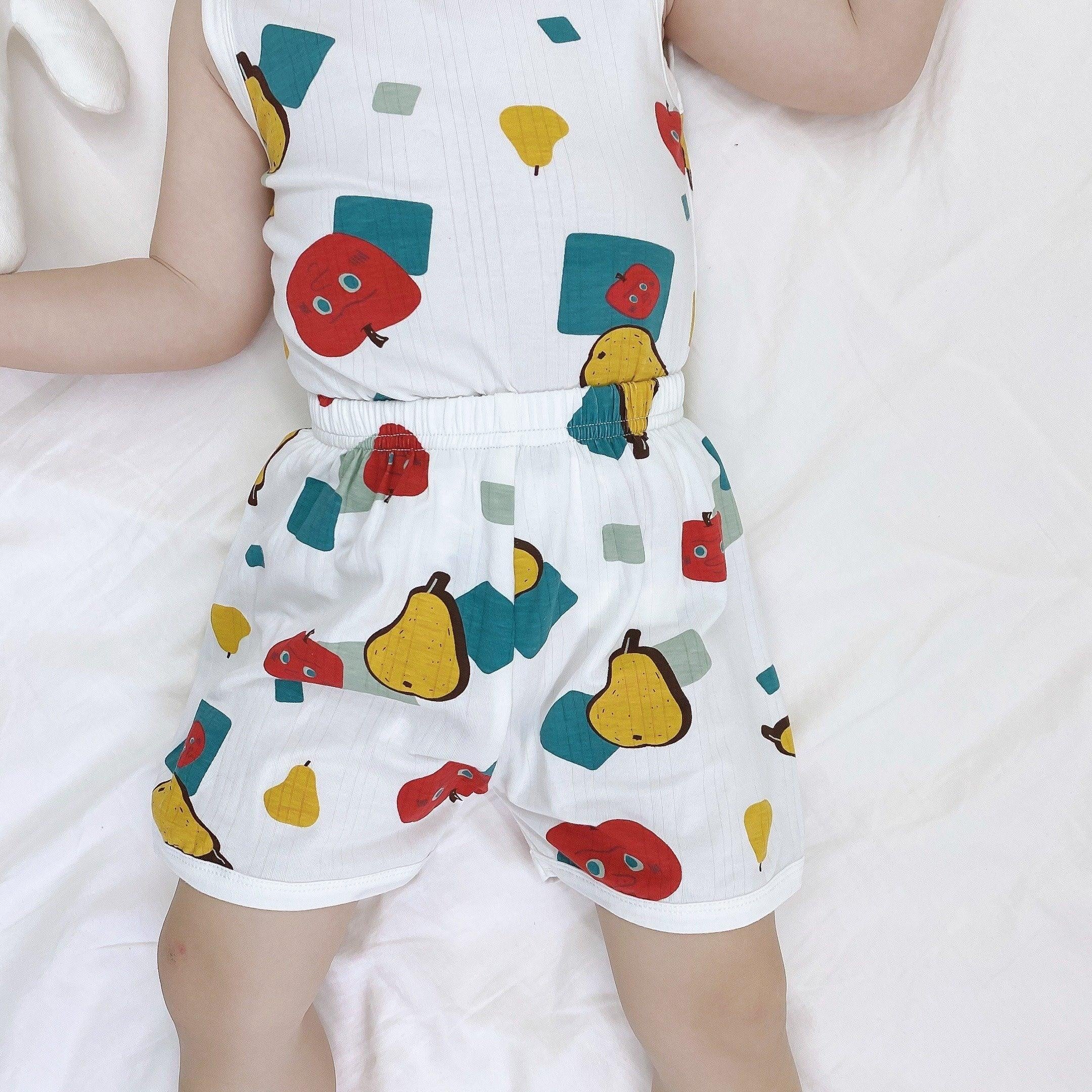 Fruity Fruits Summer Sleeveless Playset - MomyMall 18-24 Months / Square Apple