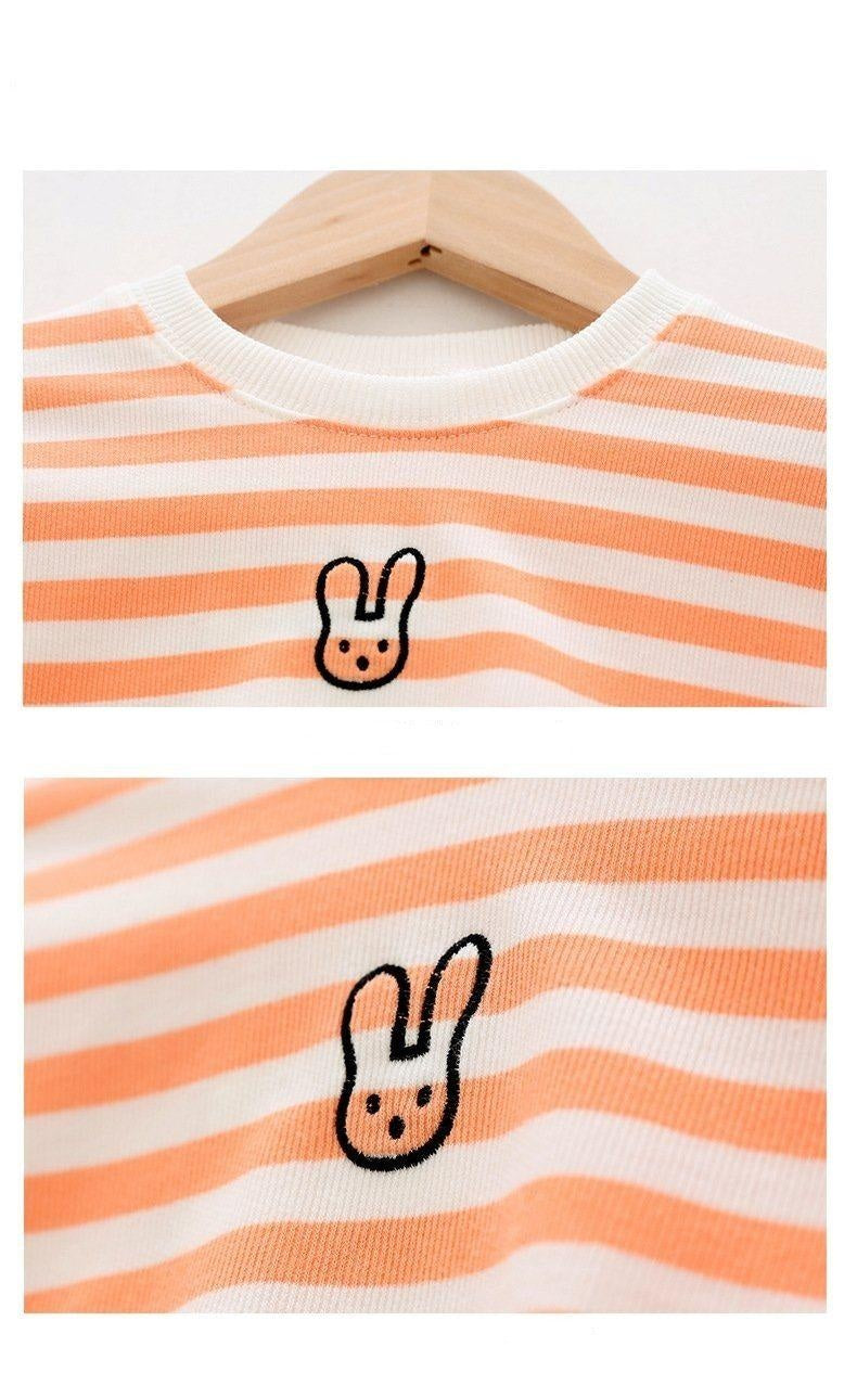 Tiny Bunny Stripes Top