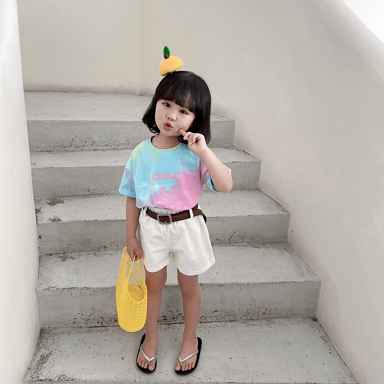 Smile Galaxy Tie-Dye Tee - MomyMall