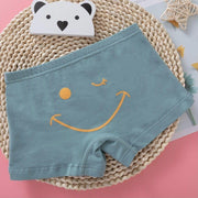 Smiley Face Cotton Boy Shorts [Set of 5] - MomyMall