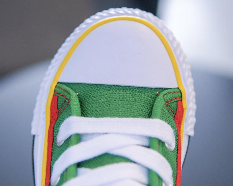 Smiley Face Rainbow High Top Sneakers