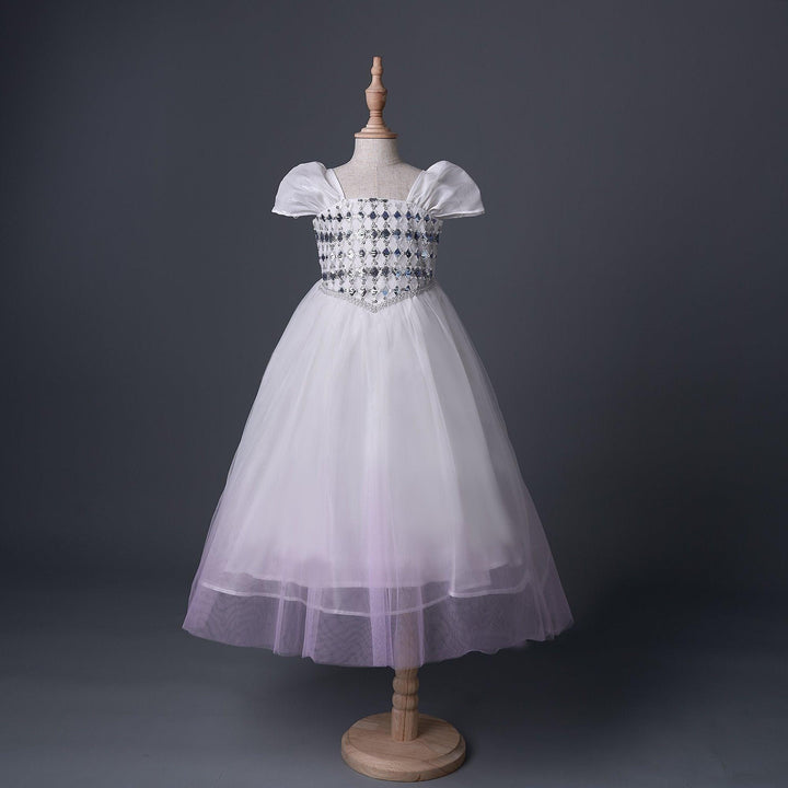 Ice Queen Diamond Crystal Tulle Dress - MomyMall 2-3 Years / Lilac