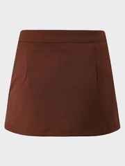 Solid Casual Skirts