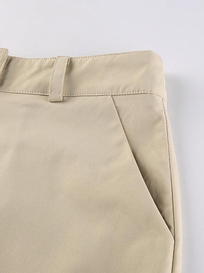 Split Y2K Long Cargo Skirt - MomyMall