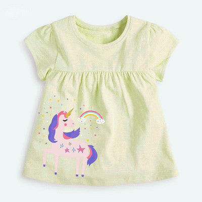 Stars Unicorn Printed Top