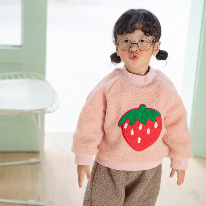 Strawberry Patch Plush Top - MomyMall