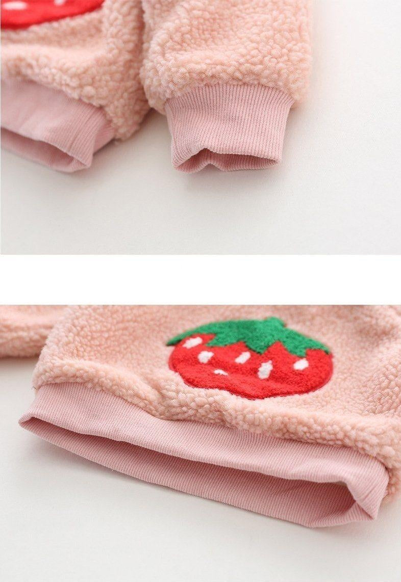 Strawberry Patch Plush Top - MomyMall