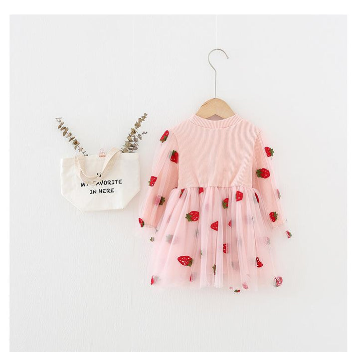 Strawberry & Stars Tulle Dress - MomyMall