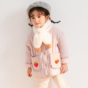 Sweet Strawberry Padded Jacket - MomyMall