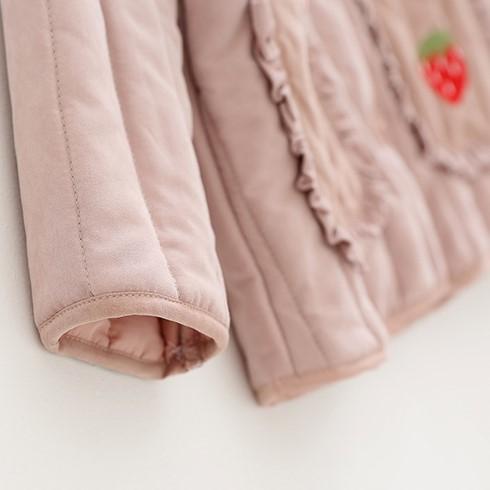 Sweet Strawberry Padded Jacket - MomyMall