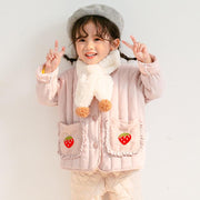 Sweet Strawberry Padded Jacket - MomyMall