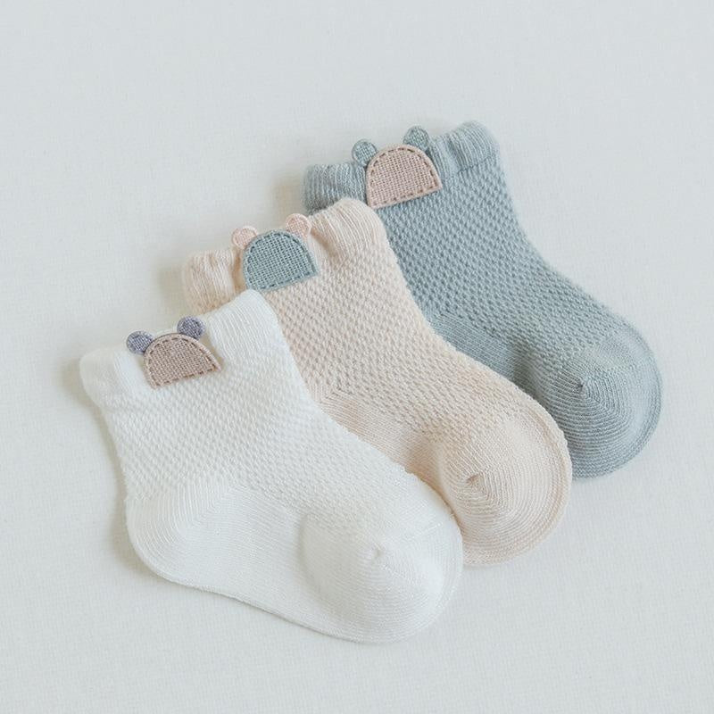 Sylvie Summer Kids Socks [Set of 3]