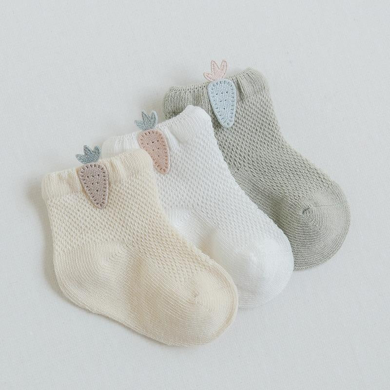 Sylvie Summer Kids Socks [Set of 3]