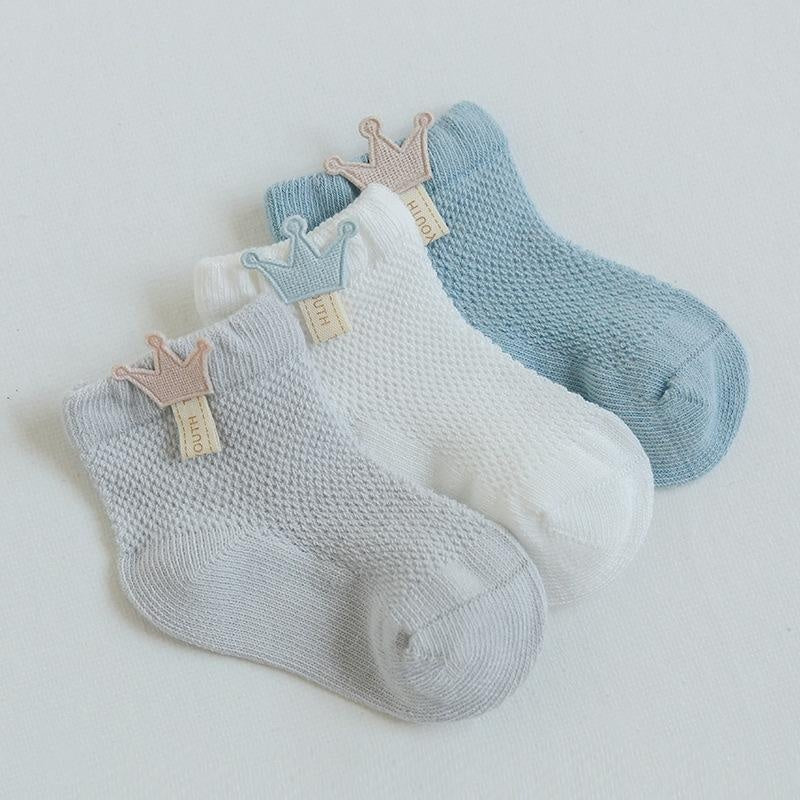 Sylvie Summer Kids Socks [Set of 3]