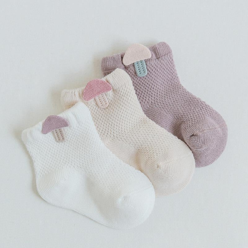 Sylvie Summer Kids Socks [Set of 3]