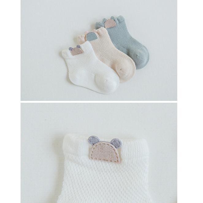Sylvie Summer Kids Socks [Set of 3]