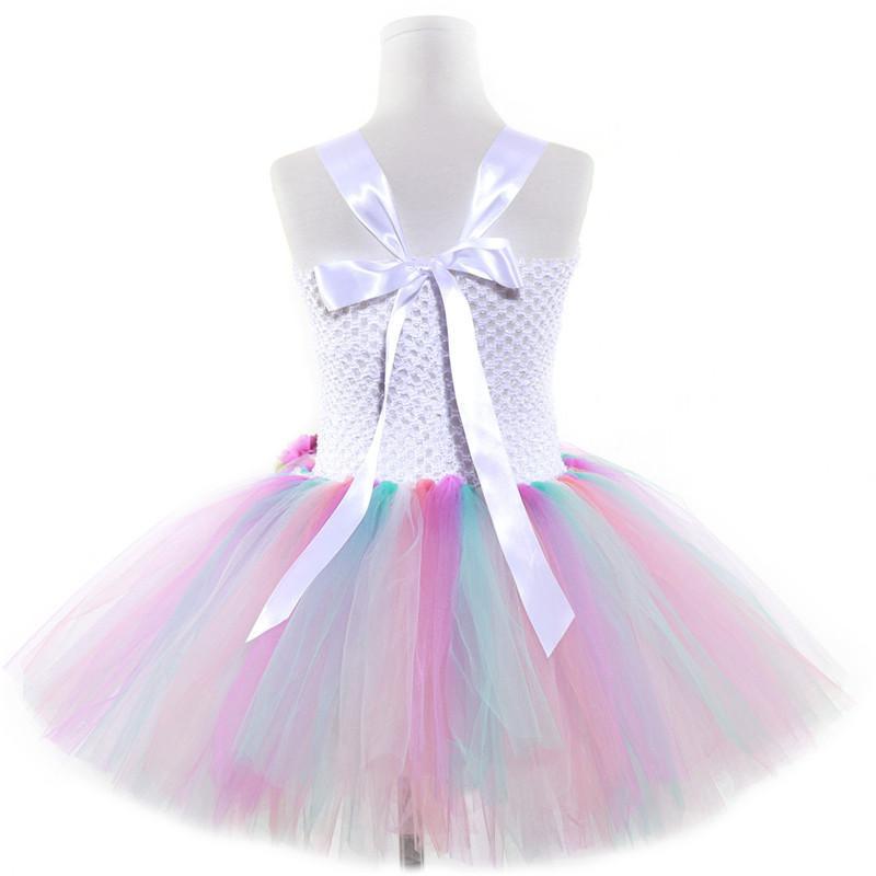 Girls Sweet Flower Princess Lace Tutu Party Dress - MomyMall