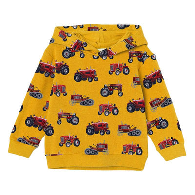 Red Tractor Pattern Hoodies - MomyMall 2-3 Years