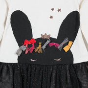 Twinkle Bunny Long Sleeve Tulle Dress - MomyMall