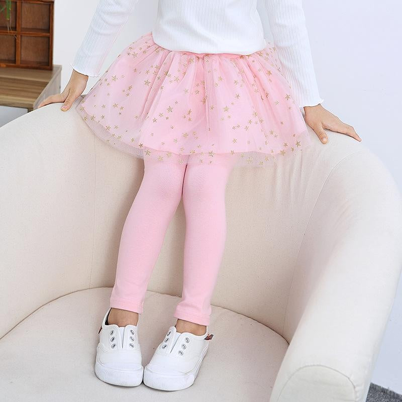 Twinkle Stars Tutu Skirt Leggings - MomyMall