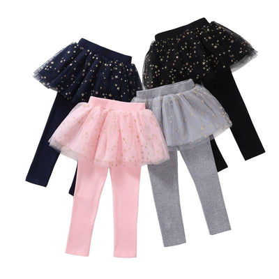 Twinkle Stars Tutu Skirt Leggings - MomyMall