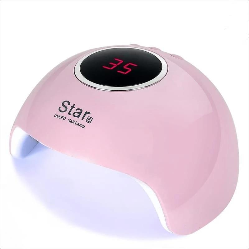 UV Led Nail Lamp For Nails - MomyMall 54W Pink