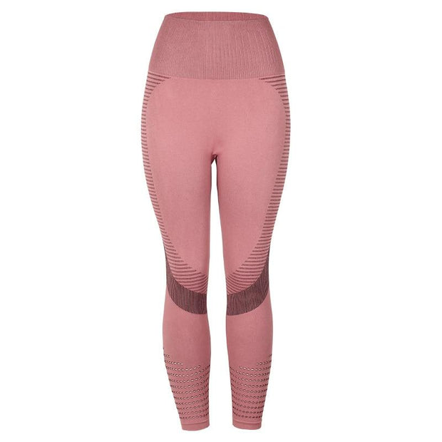 High Waist Seamless Hollow Out Gym Fitness Leggings
