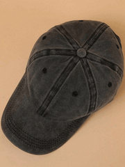 Vintage Baseballmütze in schwarzer Waschung