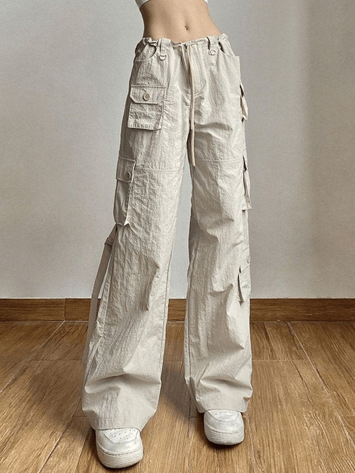 Vintage Cargo Pocket Baggy Pants - MomyMall